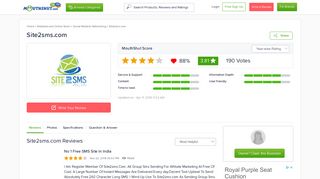 
                            3. SITE2SMS.COM - Reviews | online | Ratings | Free - MouthShut.com