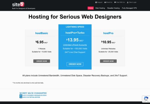 
                            6. Site5 Web Hosting + Choose Your Location