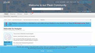 
                            12. Sitebuilder for Hostgator | Plesk Forum