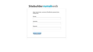 
                            4. Sitebuilder Rumahweb