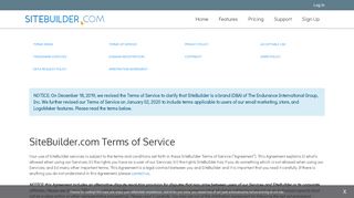 
                            10. SiteBuilder.com Terms and Conditions