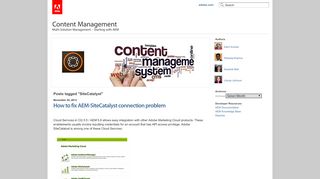 
                            4. SiteCatalyst | Content Management - Adobe Blogs