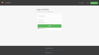 
                            7. SITECH - Login