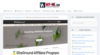 
                            6. SiteGround Hosting Affiliate Program Review | Earn $3,750 Monthly