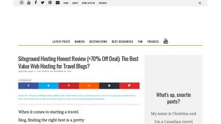 
                            11. Siteground Hosting Honest Review (+70% Off Deal): The Best Value ...