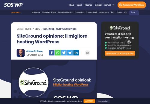 
                            4. SiteGround Italia: il miglior hosting al mondo è anche in italiano! - SOS ...