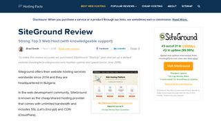 
                            5. SiteGround: Last 10-Month Performance Stats + Review | Hosting Facts