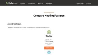 
                            3. SiteGround Web Hosting Plans - Full Feature List