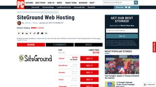 
                            2. SiteGround Web Hosting Review & Rating | PCMag.com