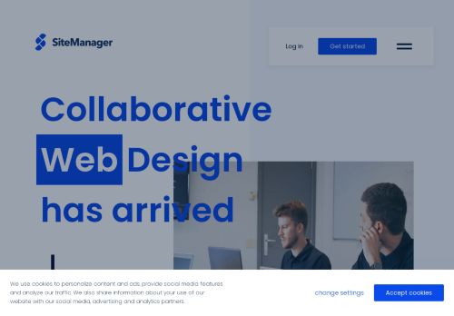 
                            6. SiteManager: Professional web design platform