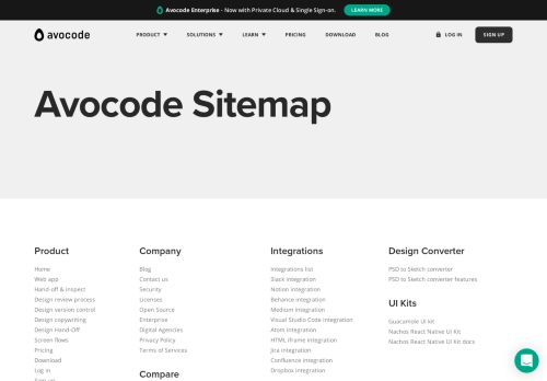 
                            4. Sitemap | Avocode