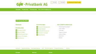 
                            10. Sitemap - CVW-Privatbank AG