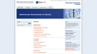 
                            11. Sitemap - Elektronischer Rechtsverkehr im Notariat //