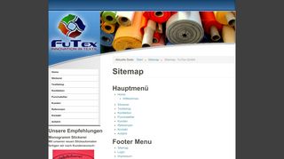
                            4. Sitemap - FuTex GmbH