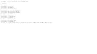 
                            6. Sitemap: http://logifleet.ch/sitemap.xml # global User-agent: * Disallow ...