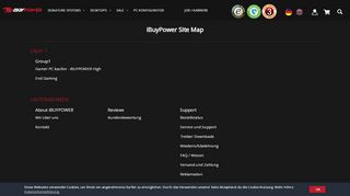 
                            11. Sitemap: iBUYPOWER® Gaming PC