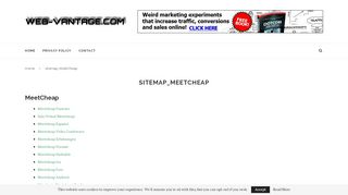 
                            5. sitemap_MeetCheap | Web-Vantage