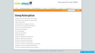 
                            9. Sitemap | Motionsplatsen