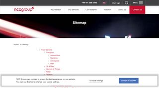 
                            10. Sitemap - NCC Group