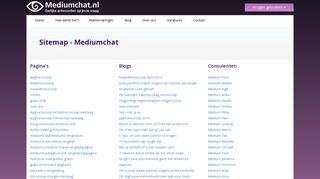 
                            3. Sitemap overzicht van Mediumchat