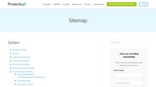 
                            4. Sitemap - Productsup
