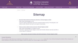 
                            2. Sitemap | Thomas Higgins Limited