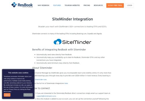 
                            13. SiteMinder Integration | ResBook - Hotel Reservation System