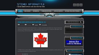 
                            10. Sitemix Informática: Criar conta netflix grátis metodo 05/16