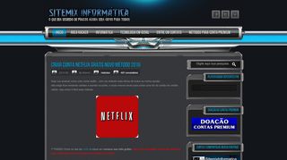 
                            11. Sitemix Informática: Criar conta netflix grátis novo método 2016