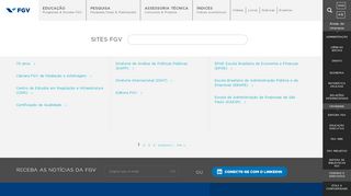 
                            4. Sites FGV | Portal FGV