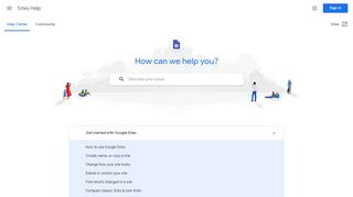 
                            4. Sites Help - Google Support