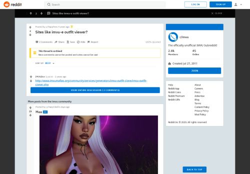 
                            8. Sites like imvu-e outfit viewer? : imvu - Reddit