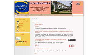 
                            3. Sites - Lycée polyvalent Nikola Tesla (Dourdan) - Académie de ...