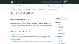 
                            4. Sites that run Etherpad Lite · ether/etherpad-lite Wiki · GitHub
