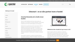 
                            7. Sitesmart - partner till Specter inom e-handel
