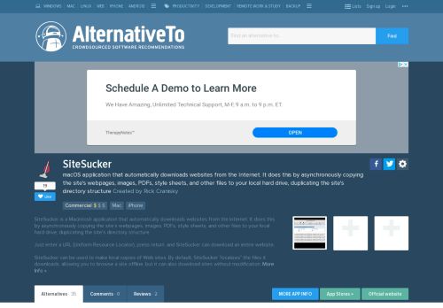 
                            9. SiteSucker Alternatives and Similar Software - AlternativeTo.net