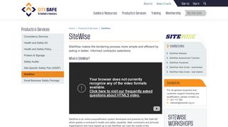 
                            5. SiteWise - Site Safe