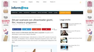 
                            7. Siti per scaricare con JDownloader giochi, film, musica e programmi ...