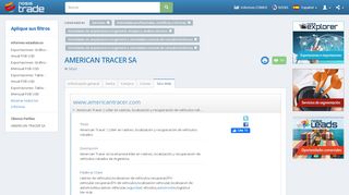 
                            5. Sitios web de AMERICAN TRACER SA | Trade Nosis