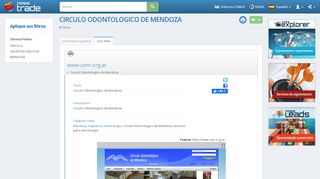 
                            10. Sitios web de CIRCULO ODONTOLOGICO DE MENDOZA | Trade Nosis