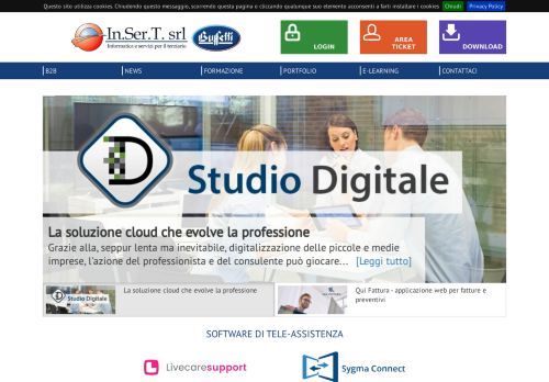 
                            7. Sito web ufficiale di In.Ser.T. srl - Assistenza software eBridge Buffetti ...