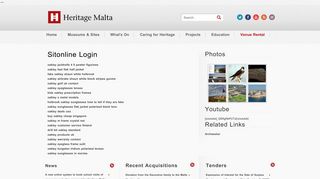 
                            9. Sitonline Login « Heritage Malta