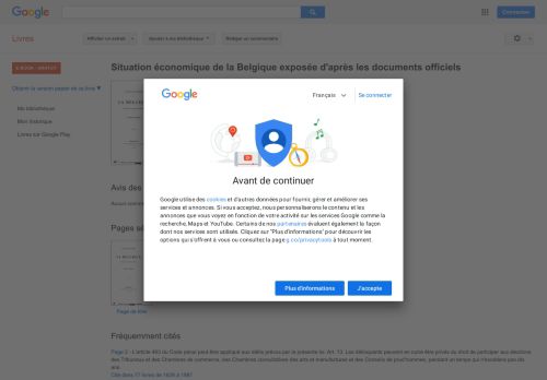 
                            11. Situation économique de la Belgique exposée d'après les documents ... - Résultats Google Recherche de Livres