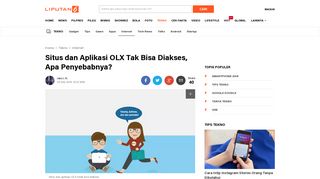 
                            5. Situs dan Aplikasi OLX Tak Bisa Diakses, Apa Penyebabnya? - Tekno ...