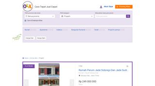 
                            3. Situs Jual Beli Properti Terbesar & Terbaik - OLX.co.id