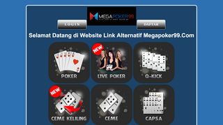 
                            3. Situs Link Alternatif Megapoker99 Dan WebPoker99