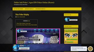 
                            12. Situs Poker Idnplay | Daftar Judi Poker | IDN Poker | Deposit 10000 ...