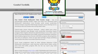 
                            10. Situs SIAKAD STAIN Malikussaleh Tidak Terindex Google | Gembel ...