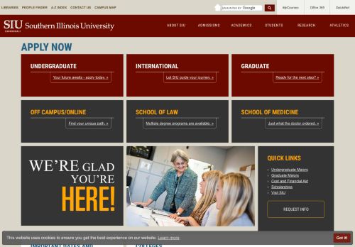 
                            2. SIU Application - Apply to SIU - Southern Illinois University