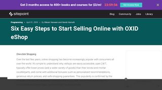 
                            10. Six Easy Steps to Start Selling Online with OXID eShop — SitePoint